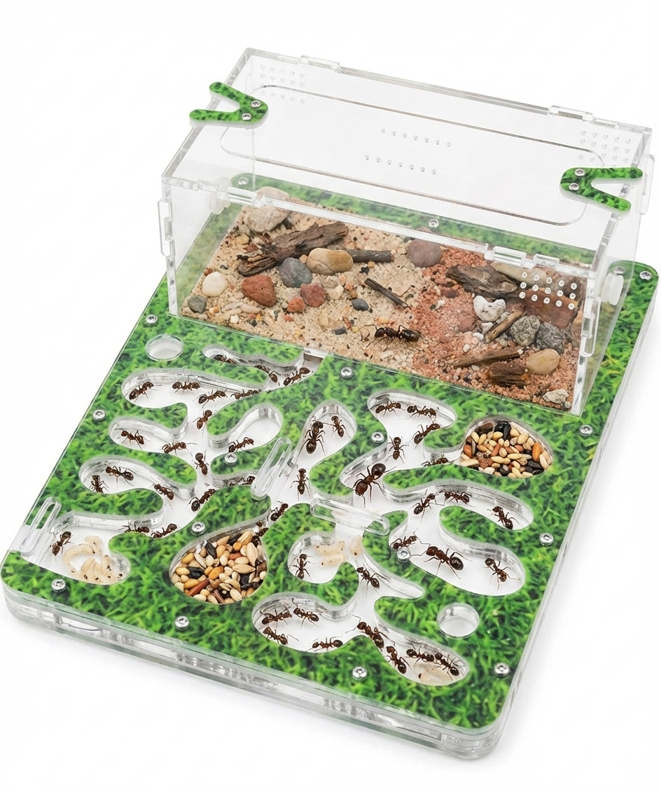 Mravenčí farma s živou kolonií